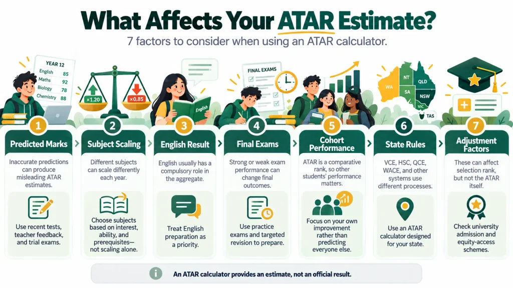 Homepage 3 Seven Factors Affecting Your ATAR Estimate