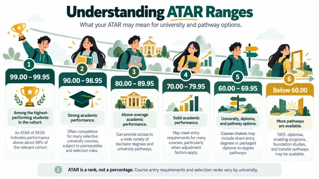 Homepage 1 Understanding ATAR Ranges